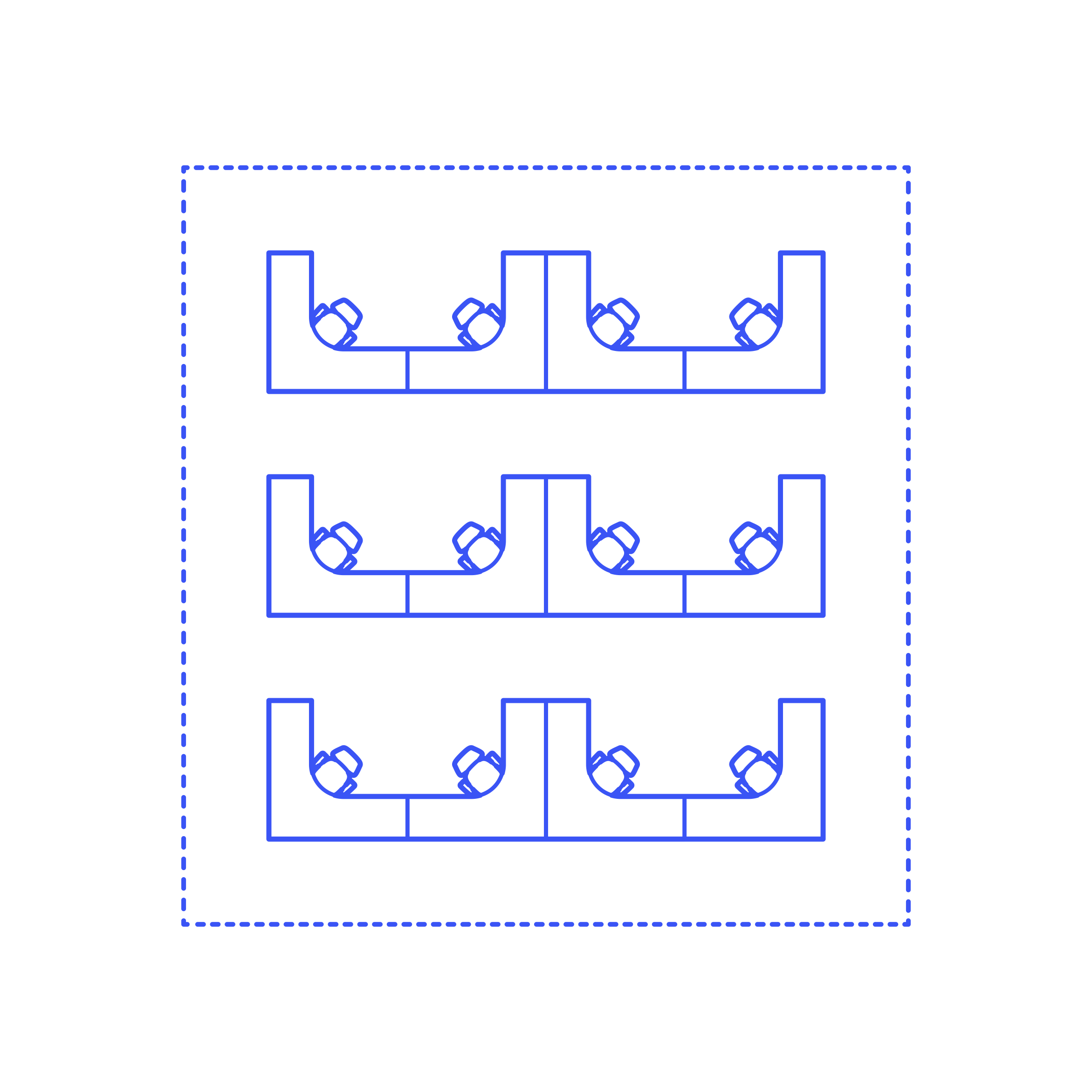 Layouts Open Offices Rows U Shape Single Craft Design Svg File Free Vectors
